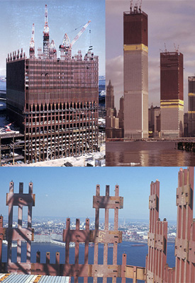 Construction of the World Trade Center Twin Towers 