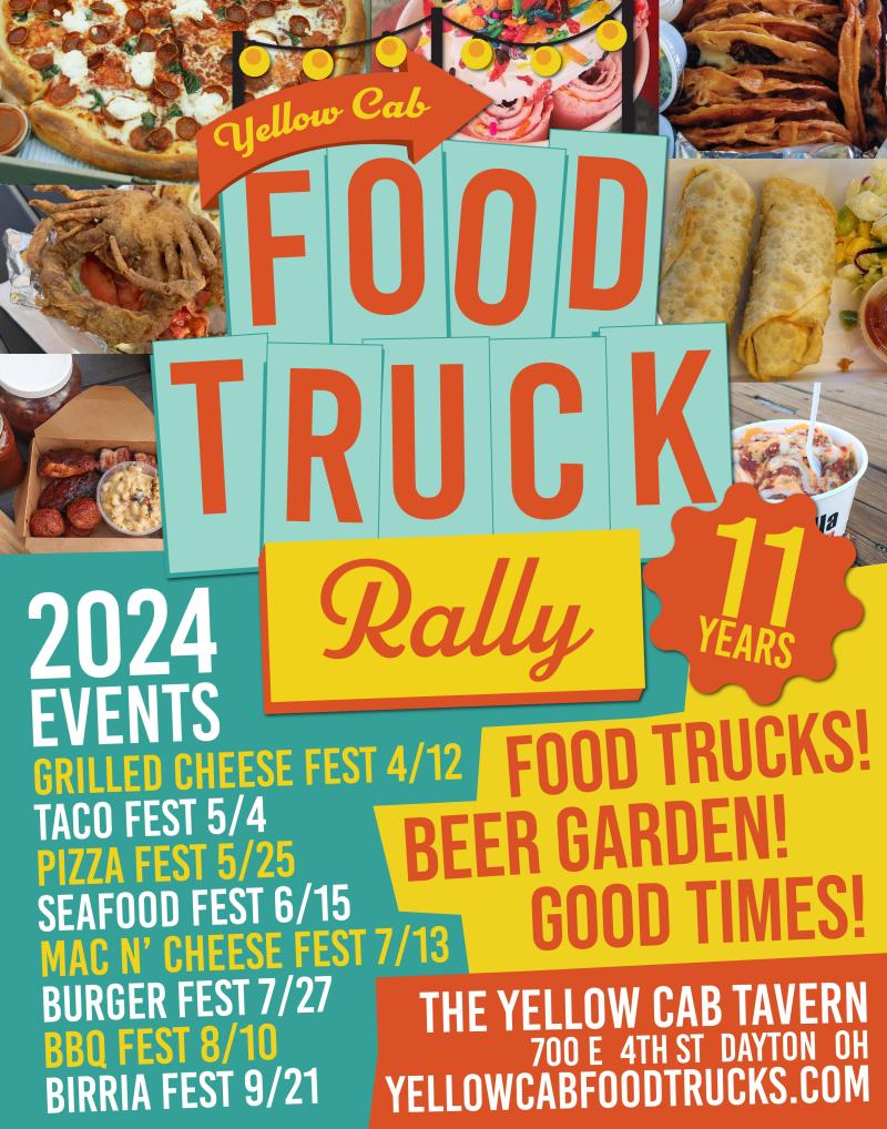 Yellow Cab Food Truck Rally 2024 schedule