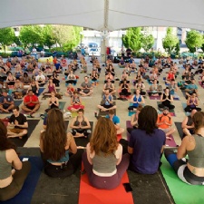 Free Yoga in the Park at Riverscape