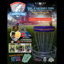 Three Legged Dog Charity Disc Golf Tourney