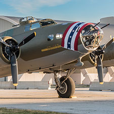 B-17F Memphis Belle on display in Dayton