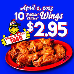 Frickers are Wingin' It Back To 1985 this Sunday