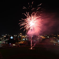 Dayton - Fireworks show at Day Air Ballpark
