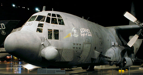 Lockheed AC-130A Azrael in the Cold War Gallery at the National Museum of the United States Air Force -U.S. Air Force photo
