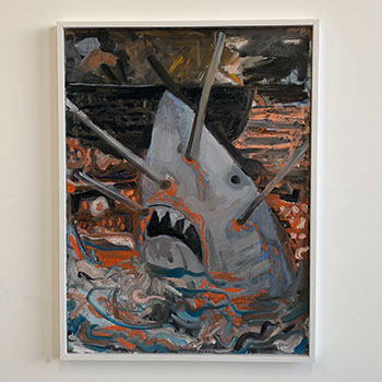Shark Man Art Exhibit