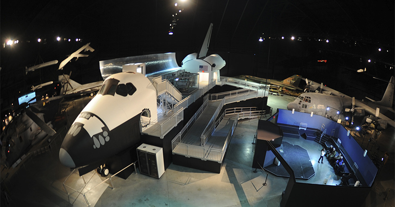 Space Shuttle Exhibit at the National Museum of the U.S. Air Force