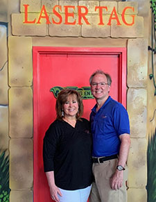 Bill & Penny Jarvis, owners at Laser Web Dayton