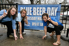 Blue Beer Day in Dayton