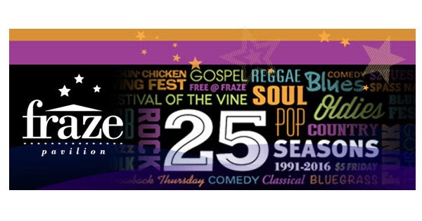 The Fraze Celebrates 25 Seasons with 3 Free Shows