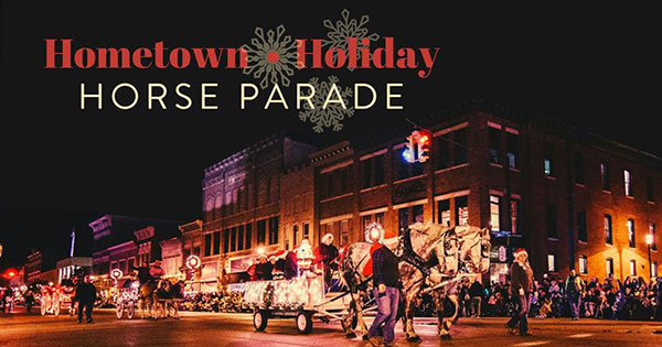 Hometown Holiday Horse Parade in Greenville