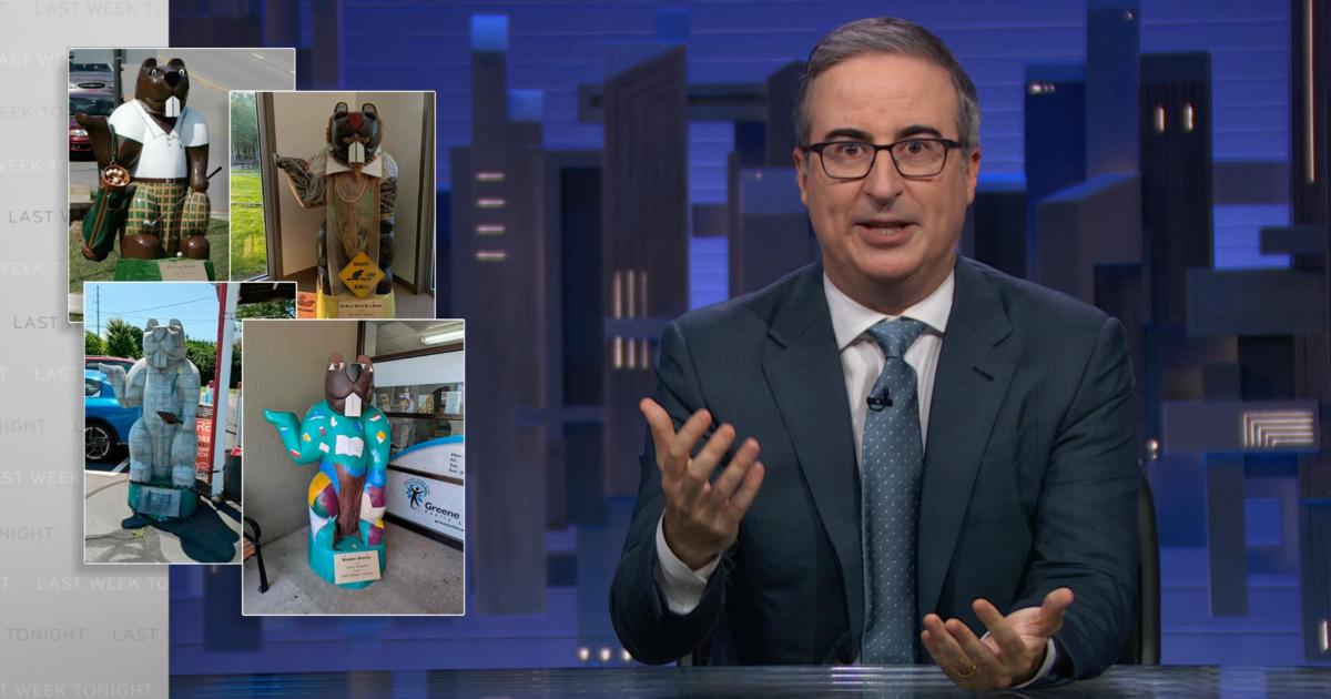 Beaver statues featured on Last Week Tonight with John Oliver