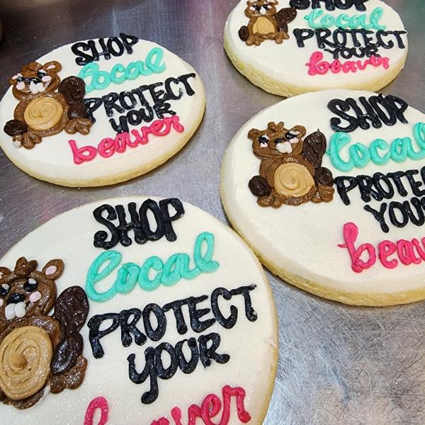 Cake Hope & Love - Shop Local, Protect Your Beaver cookies