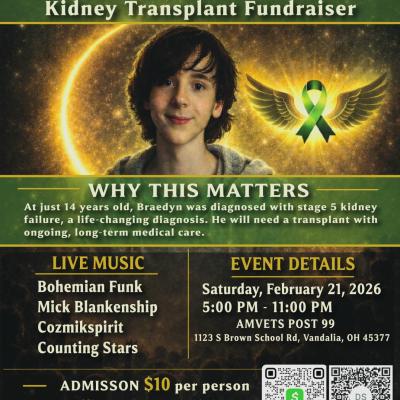 Rock Out for A Cause Kidney Transplant Fundraiser