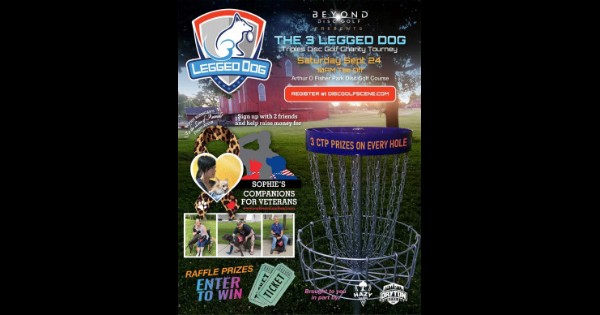 Three Legged Dog Charity Disc Golf Tourney