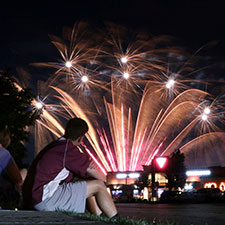 Fireworks at the Fairfield Mall, Beavercreek