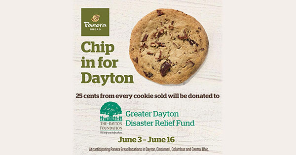 Panera 'Chip in for Dayton' to Benefit Tornado Victims