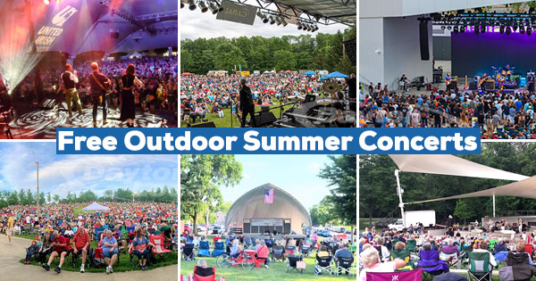 200+ Free Outdoor Summer Concerts in 2023