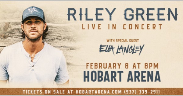 Riley Green at Hobart Arena