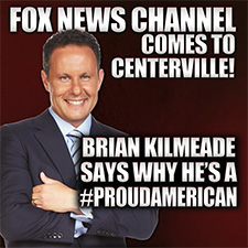 Fox News Anchor Brian Kilmeade in Centerville July 4