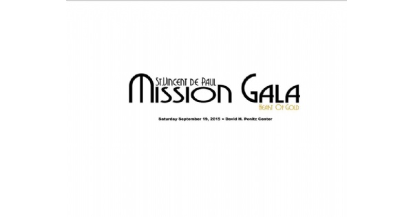 Mission Gala for St. Vincent de Paul