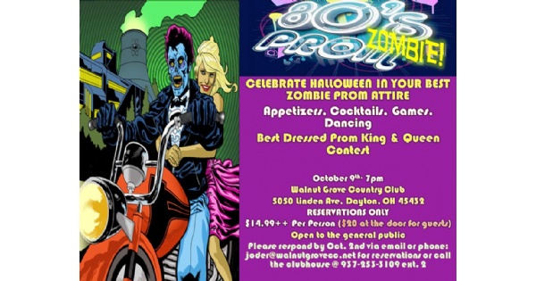 Halloween: Adult 1980s Zombie Prom