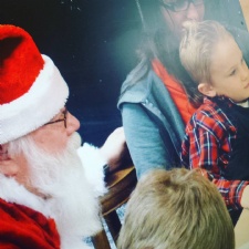 Painting with Santa