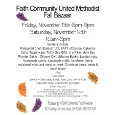 Faith Community Fall Bazaar