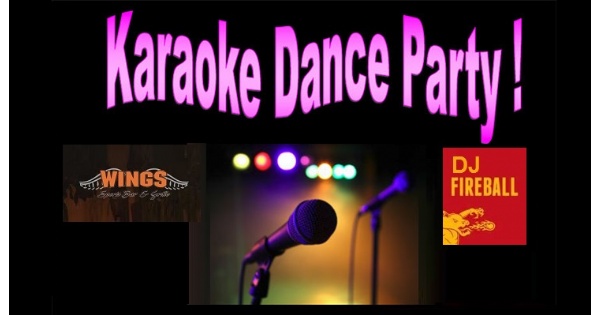 DJ Fireball Brings his High Energy Karaoke Dance Party to Wings Sports Bar and Grille
