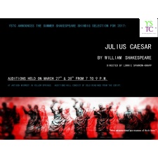 Auditions for Shakespeare's Julius Caesar