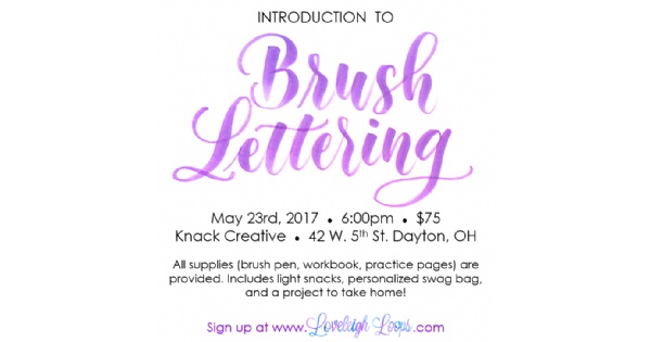 Brush Lettering Workshop