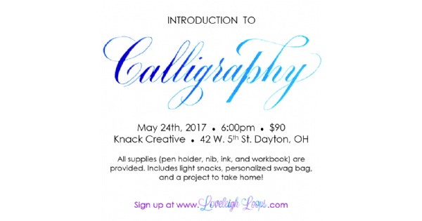 Intro to Calligraphy Workshop