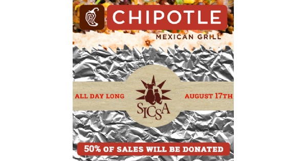 Dayton Wide Chipotle Fundraiser for SICSA