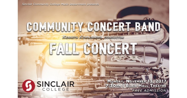 Sinclair Community Concert Band Fall Concert
