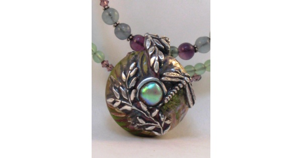 Mixed Media Jewelry: Fine Silver Metal Clay with Glass
