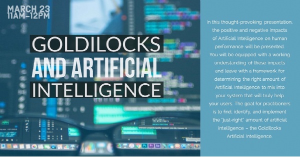 Goldilocks and Artificial Intelligence