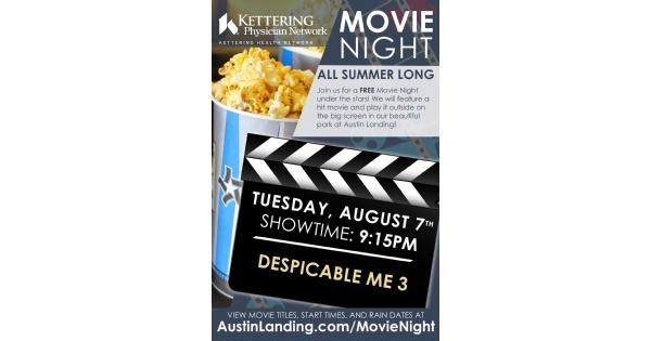 Free Movie Night at Austin Landing -- Despicable Me 3