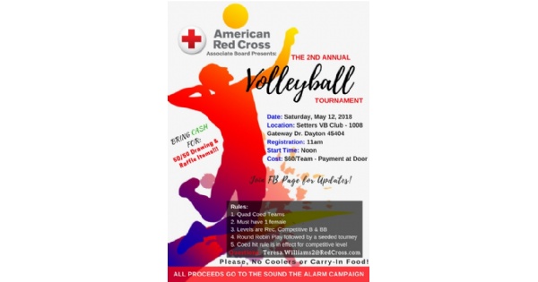 2nd Annual Red Cross Volleyball Tournament at Setters