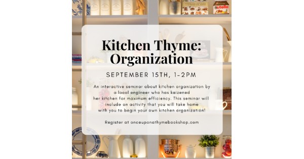 Kitchen Thyme : Organization