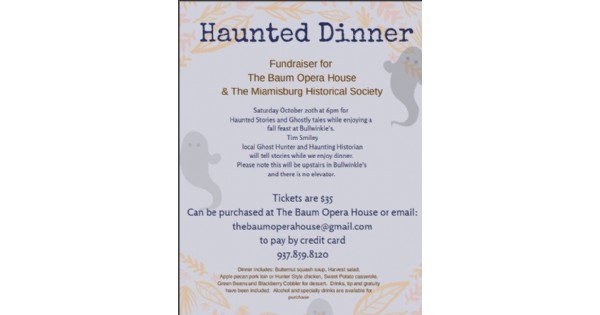 Haunted Dinner - canceled