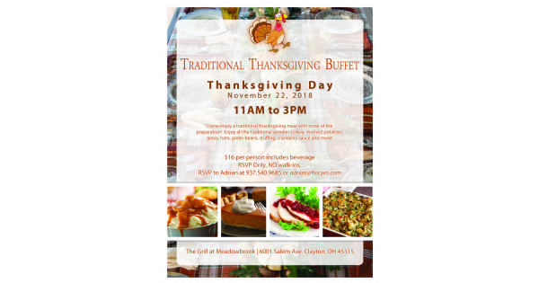 Traditional Thanksgiving Buffet
