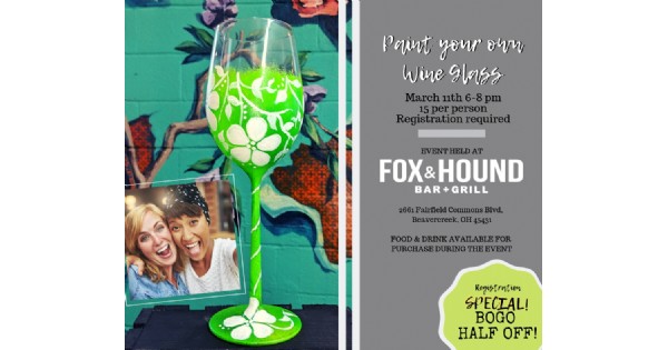 Wine Glass Painting at Fox & Hound