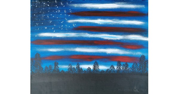 Paint & Sip - An American Sunset