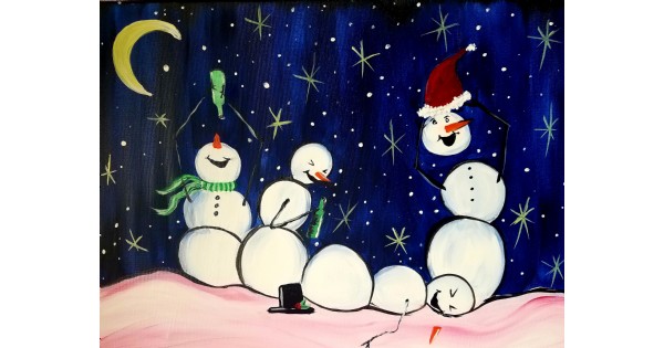 Sip N Paint - Tipsy Snowmen