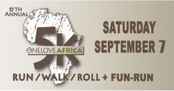 12th Annual OneLOVE Africa 5K Race & Fun Run