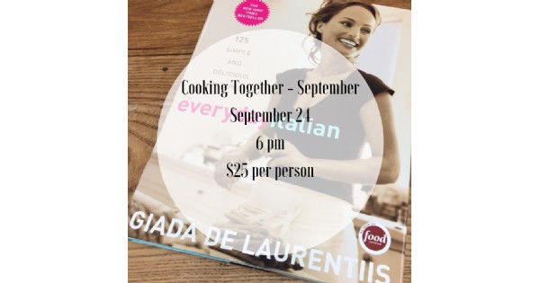 Cooking Together - September