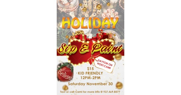 Holiday Sip & Paint