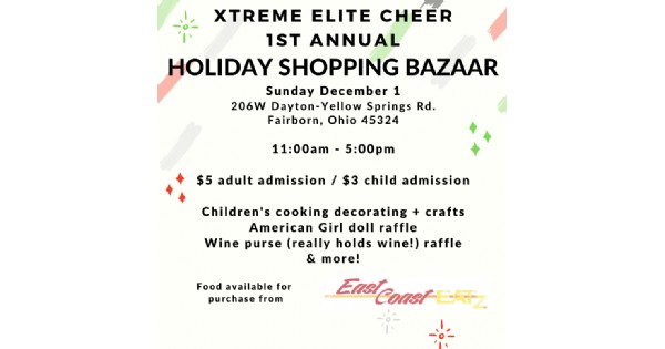 Xtreme Elite Cheer Holiday Shopping Bazaar