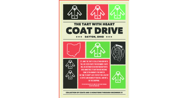The Tart With Heart Coat Drive