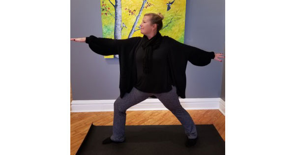 Yoga at Preble Arts - suspended