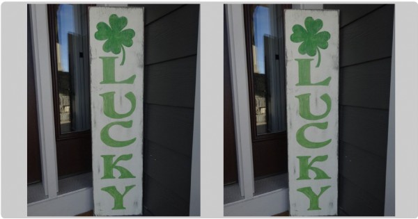 LUCKY Porch Sign